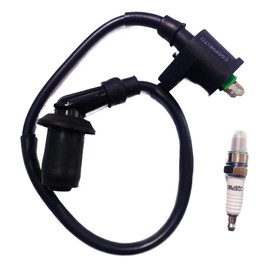 CQSPMOTO GY6 - Bobina de encendido + bujía para motocicleta Taotao de 50 cc-150 cc