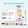 Omega 3 Capsules High Dose - 3000 mg Fish Oil