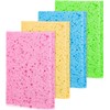 8 Pieces Cellulose Sponge Wipes Cleaning Scrub Washing Non-Scratch Sponge
