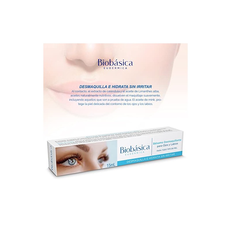Bálsamo desmaquillante para ojos y labios | limpiador | protector