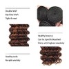 AiPliantfis Human Hair Bundles Brown Wefts Real Hair Deep Wave