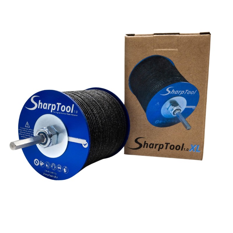 SharpTool 1.0 XL Multitool Blade Sharpener - Drill Attachment for