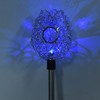 2Pcs Garden Solar Lights LED RGB Fast Charging Petal Design