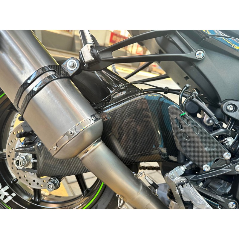 HEINMO Motorcycle 3K Real Carbon Fiber Foot Peg Compatible With