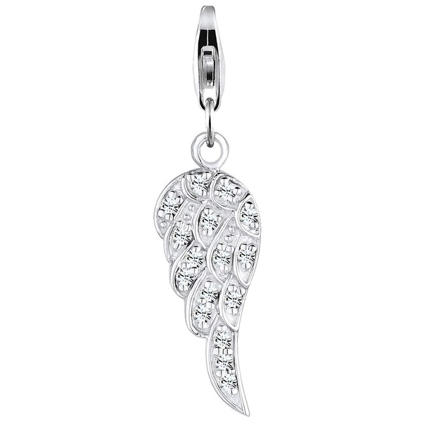 Nenalina 0411741218 Wing Charm Pendant 925 Sterling Silver for Women