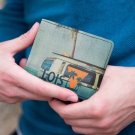 Lois - Wallet Boys Teenagers - Wallet Boys Teenagers with Youth Style - Wallet Men Wallet Boys Teenagers RFID Protection Blue, Blue (203627), casual