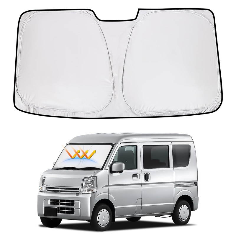 ZATOOTO QD111 Windshield Sunshade for Suzuki Every (DA17V JOIN/PC/PA Limited/PA),
