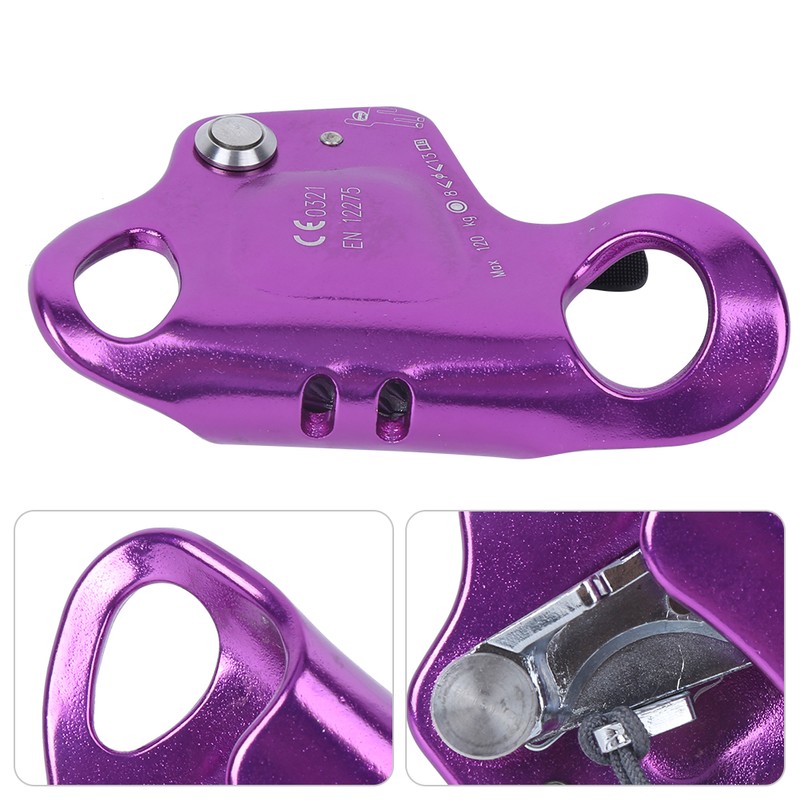 Aviation Aluminum Outdoor Rock Climbing Ascender Mountaineering Anti‑Fall Riser Equipment