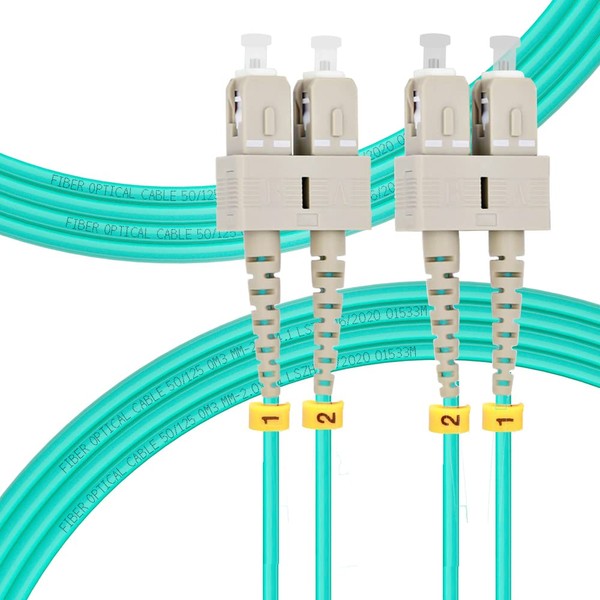 FLYPROFiber- 5M SC to SC OM3 Fiber Patch Cable |