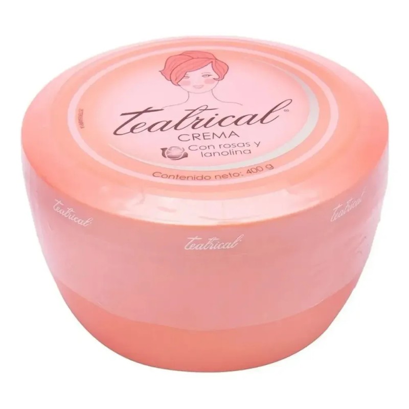 Teatrical Crema Suavizante con Lanolina y Rosas Tarro con 400g.
