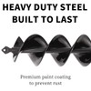 TCBWFY Garden Auger Drill Bit for Planting 3x16.5inch,Total Solid Barrel