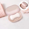2 PCS Plastic Soap Dish,Travel Soap Case,Soap Cases with Lid,Soap