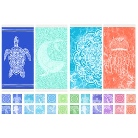 Widdonen Turkish Beach Towel Quick Dry Absorbent Cotton Lightweight Thin Bathroom Bath Pool Swim Towels Extra Large Oversized Sand Free Beach Accessories Essentials Stuff Cloud Gift for Adults