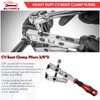 BILITOOLS Heavy Duty CV Boot Clamp Pliers, 3/8" Drive CV