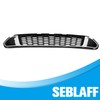 SEBLAFF Lower Grille and Chrome Molding Trim Assembly Black Grill