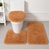 3-Piece Bathroom Rug Set for Floor Comfort – Soft Washable