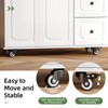 Kitchen Island with Storage, Rolling Kitchen Island Cart with Drop