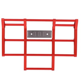 RC Car Bumper, 1/14 RC Truck Aluminum Alloy Front Bumper Model Accessory Compatible for Tamiya King Hauler Remote Control Car (Red)