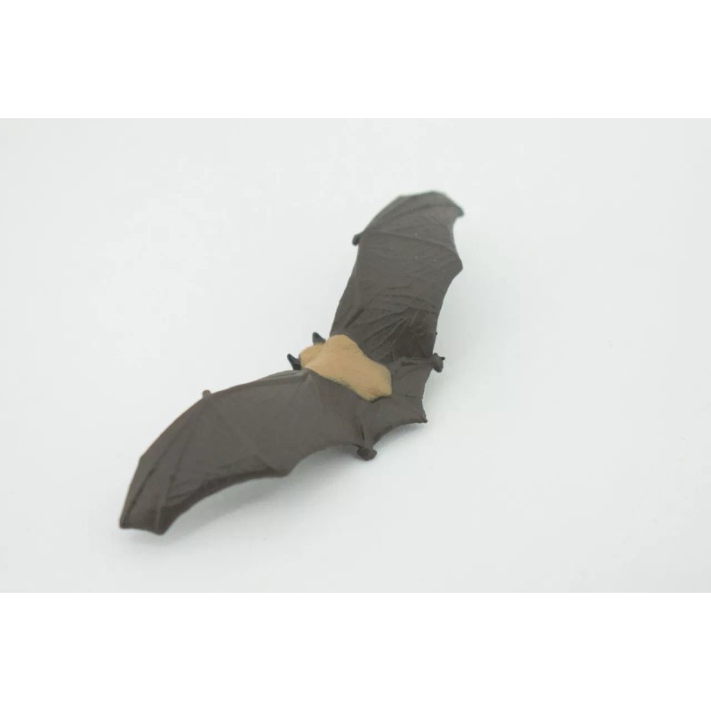 Unbranded Bat Toy, Hand Painted, Rubber Bat, Realistic Figure, Model,