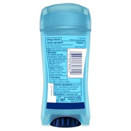 Secret Outlast - Desodorante antitranspirante de gel transparente para mujeres, completamente limpio, 2.6 onzas (paquete de 4)