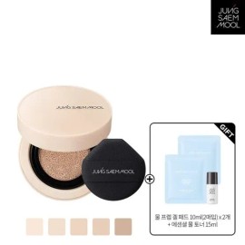Jeongsaemmul Skin Nude Cushion Concealer (main product) (+2 water prep gel pads + 15ml water toner) 1) Fairlight / 스킨 누더 쿠션 컨실러(본품) (+물 프렙 겔 패드 2개 + 물 토너 15ml) 1) 페어라이트