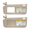 NHILES Left Driver Side Sun Visor Replacement Compatible with Toyota