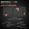 Mistel BAROCCO MD770 RGB TKL Split Ergonomic Mechanical Keyboard LED