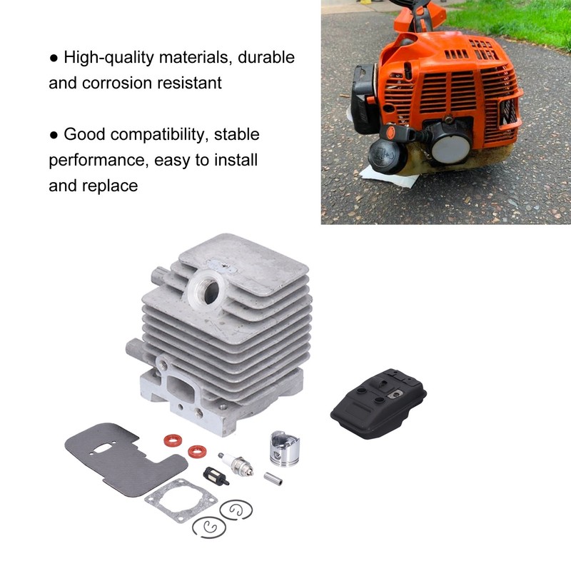 Cylinder Piston Exhaust Muffler Gasket Kit Fit for Stihl FS75