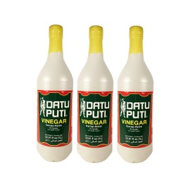 Datu Puti Cane Vinegar Pack of 3 Bottles (1 Liter Ea.