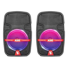 Kaiser Sistema Bafles Par De Bocinas 8 Ksr Bluetooth Recargable PAK-7908