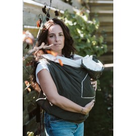 Amarsupiel Universal Cover for Baby Carriers, Winter Cover, Adjustable, Oeko-Tex-Certified, Blue