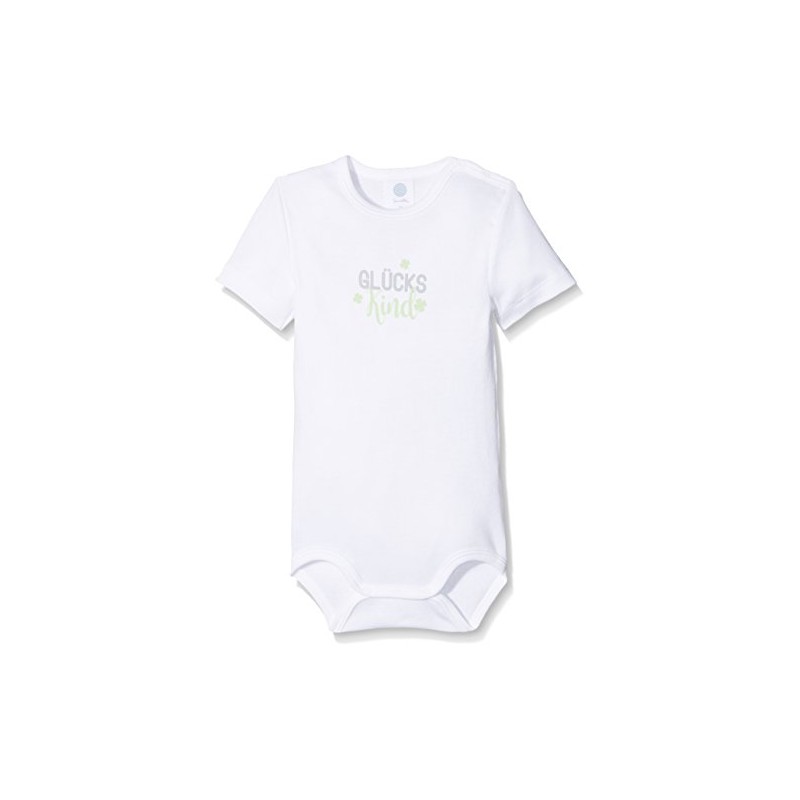 Sanetta Baby 322465 Bodysuit White 10, 9-12 Months