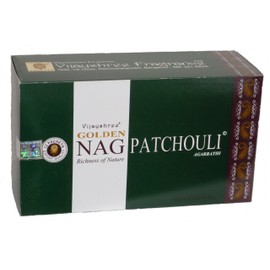 180gms Box Of Golden Nag Patchouli Räucherstäbchen Agarbathi-in Lager und Versand durch Busy Bits