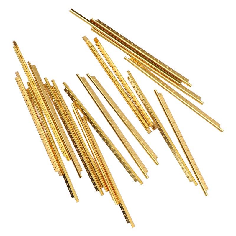 19Pcs Guitar Fret Wire Set Metal Pre Rounded Corner Design