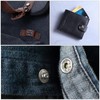 sourcing map 5Pcs Snap Buttons, Metal Invisible Buckle Fasteners Press