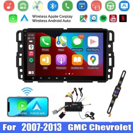 Unbranded Android 13 CarPlay GPS Radio GPS FM for 07-2013 GMC Sierra CHEVY Silverado Tahoe