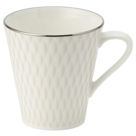 Narumi 52073-2934 Cup Saucer, Raffle Platinum, 4.1 fl oz (115 cc), Demitas, Made in Japan