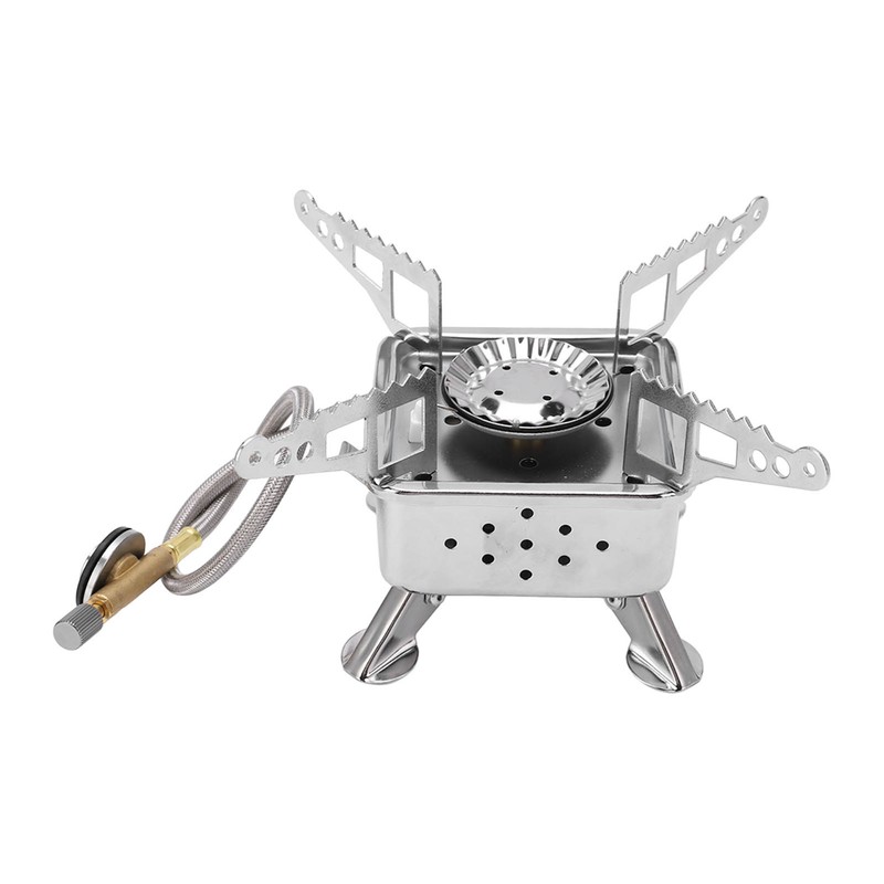 Foldable Camping Stove Light Weight Four Legged Design Safe Portable