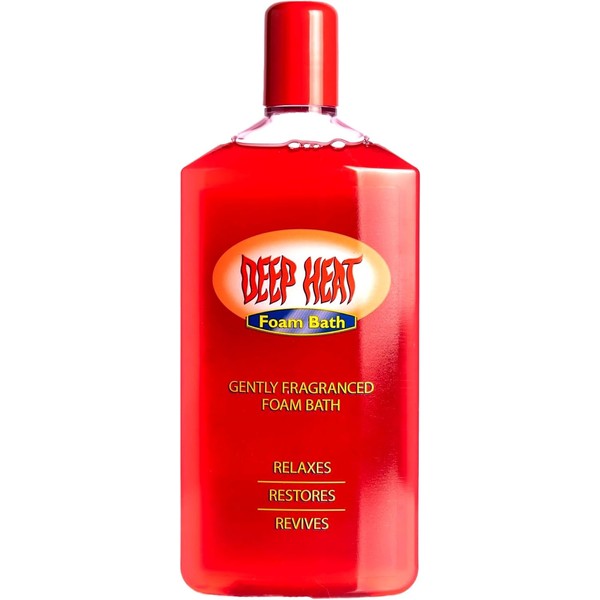 Deep Heat Foam Bath – 350ml, Relaxes, Restores & Revives
