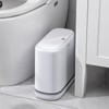 JOYBOS Bathroom Trash Cans,Adsorption Garbage Can with Press Type Lid,10L