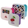 Puckator Game Over Reusable Lidded Snack Pot Lunch Box Set