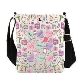 VAMSII Gi Nurse Gift Gastroenterology Nurse Crossbody Bag Proctologist Gastroenterologist Gifts Endoscopy Gift (CAGiNurseCross)