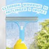 3 in 1 Window Cleaning Scraper,All-Purpose Spray Window Squeegee Cleaner