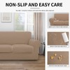 Easy-Going 100% Dual Waterproof 4 Pieces Stretch Soft Couch Cover