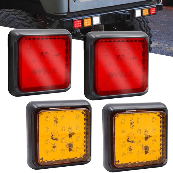 Aoling 12 V 24 V LED Tail Lamp for Trucks,