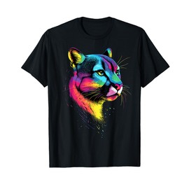 Puma Big Cat Mountain Lion Cougars Pumas Panther Cute Cougar T-Shirt