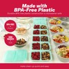 Good Cook Meal Prep, 2 Snack Compartments BPA Free, Microwavable/Dishwasher/Freezer