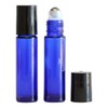 Cobalt Blue Glass Roll-On Bottles with Stainless Steel Roller Balls