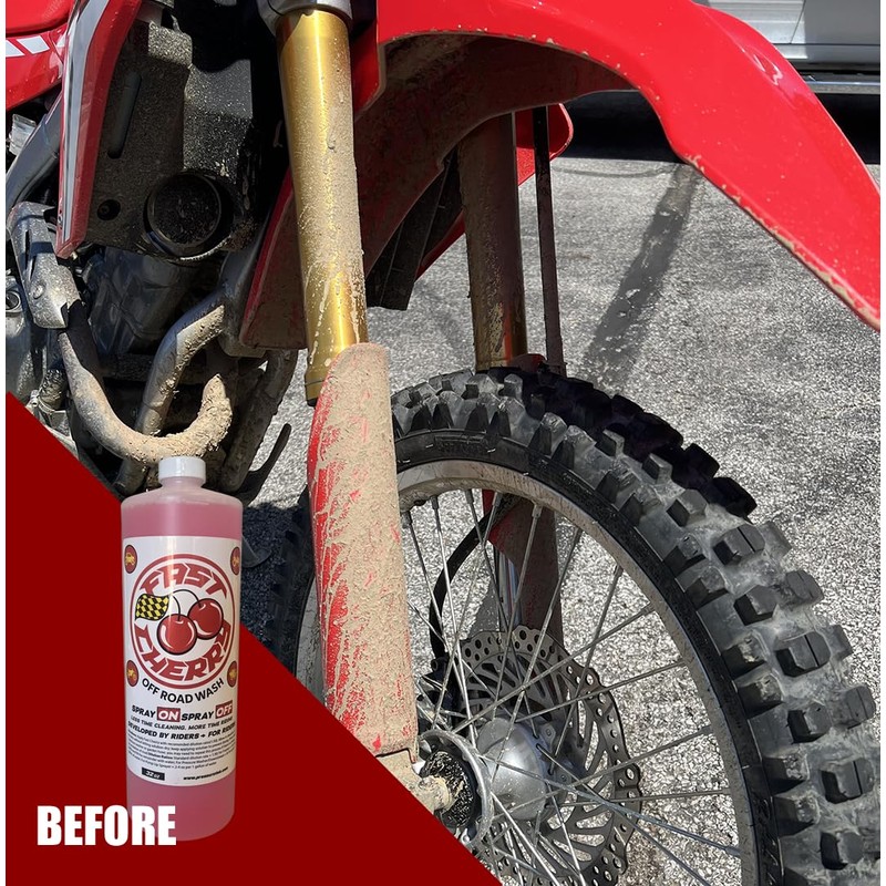 PressureTek Fast Cherry: Off-Road Vehicle Wash for Dirt Bikes, ATVs,
