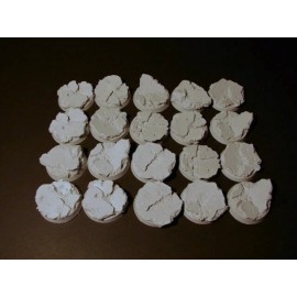 unknown 32 mm Concrete Rubble Resin Bases lot of 24